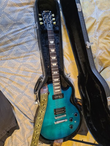 Gibson les paul - les, blue